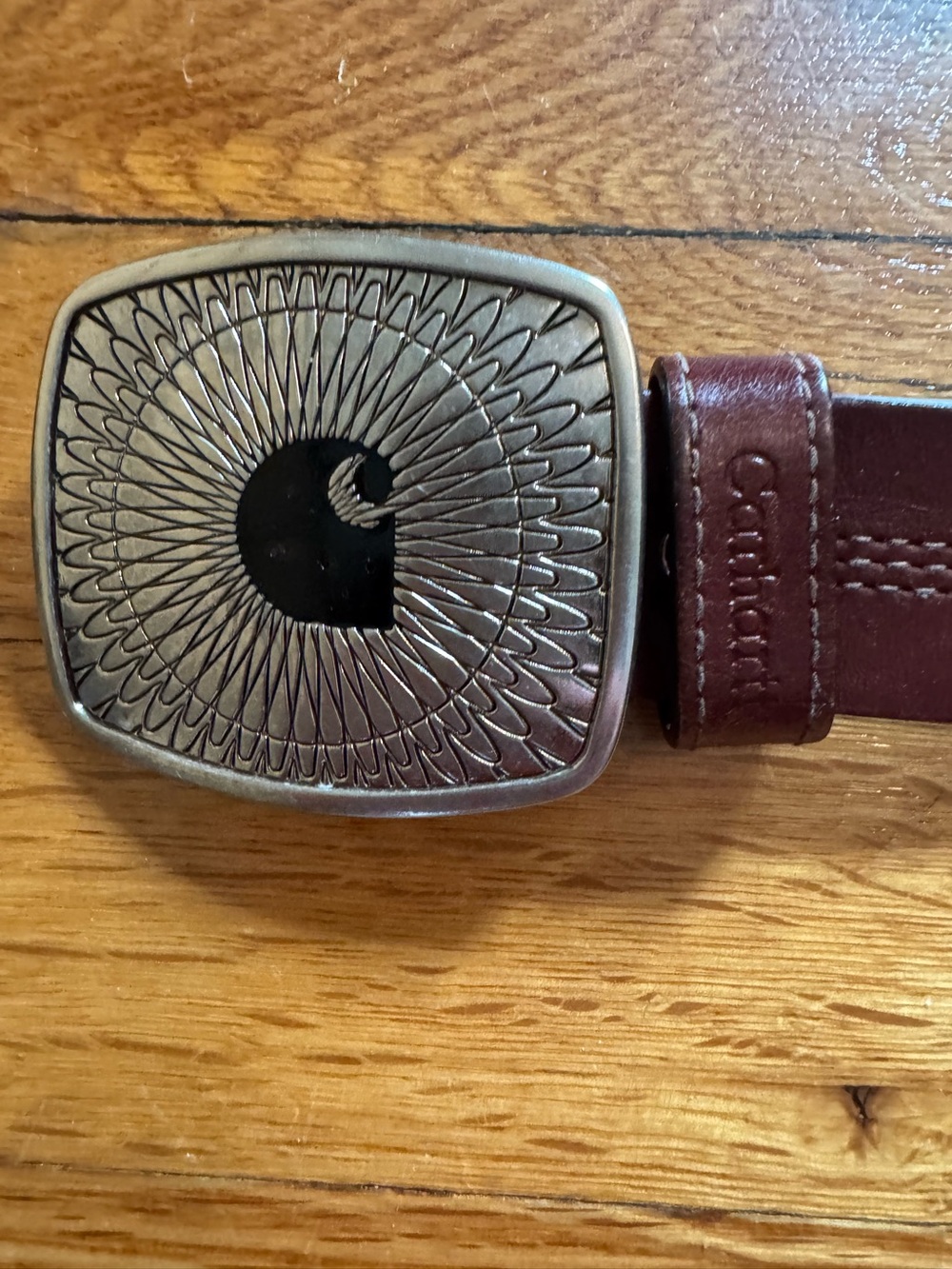Carhartt Men’s Leather Belt With Buckle